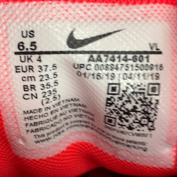 NEW Nike Zoom Winflo 5 Bright Crimson Red - Picture 8 of 9